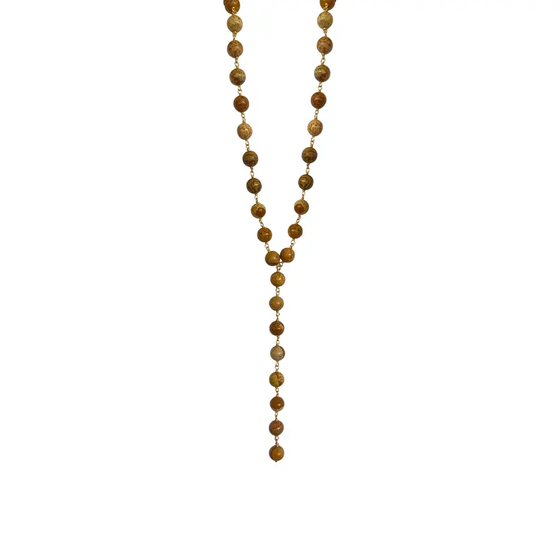 Necklace Bo Drop NFF Desert Jasper