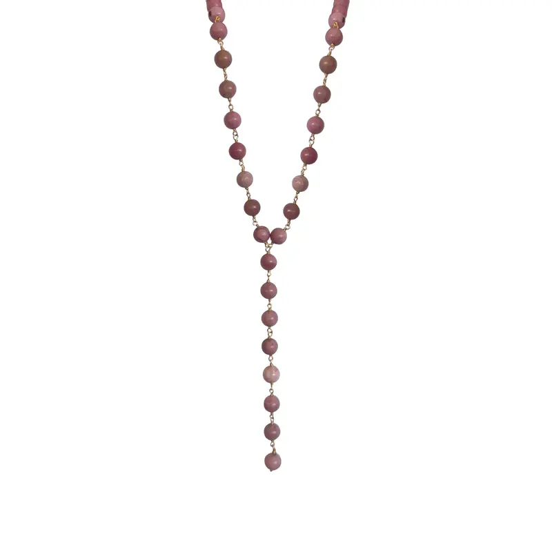 Necklace Bo Drop NFF Rodonite
