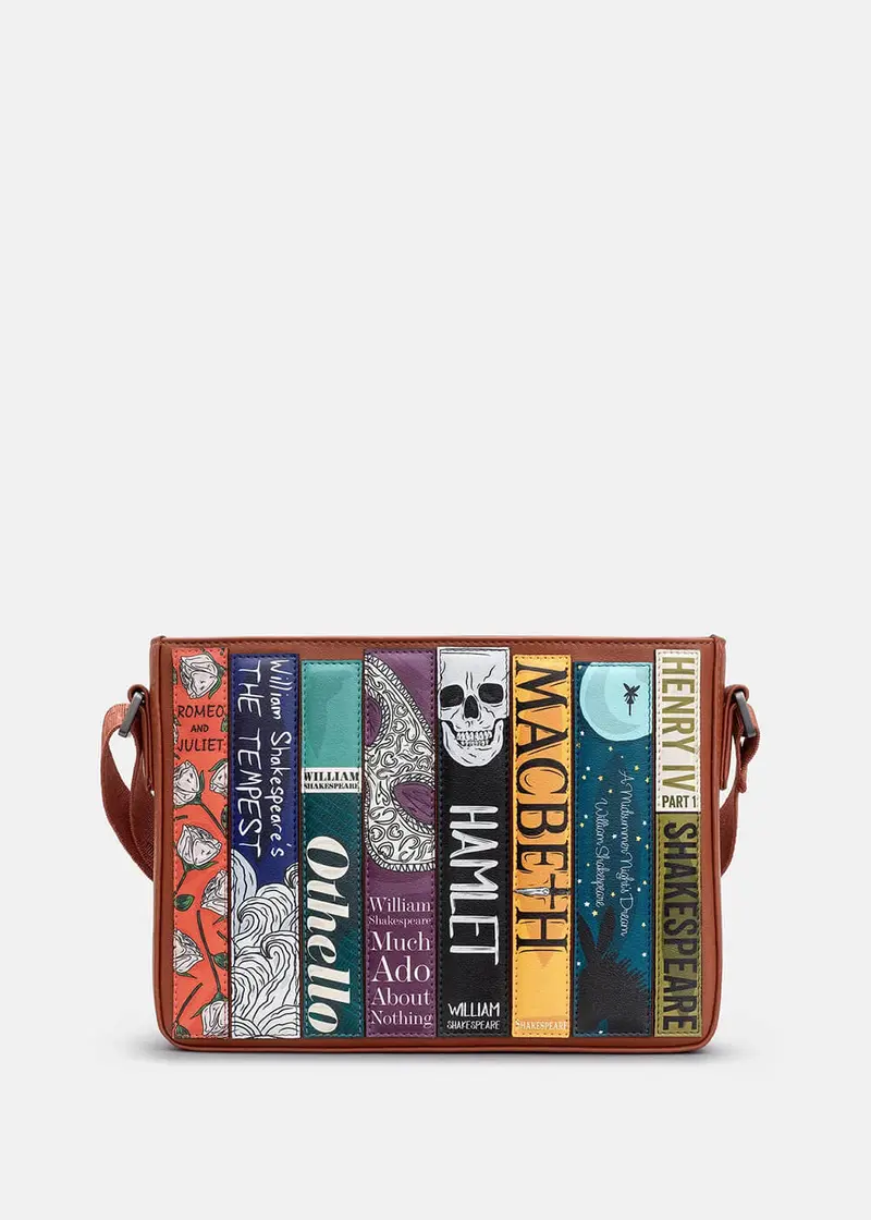 New Disguise Shakespeare Shoulder Bag Brown