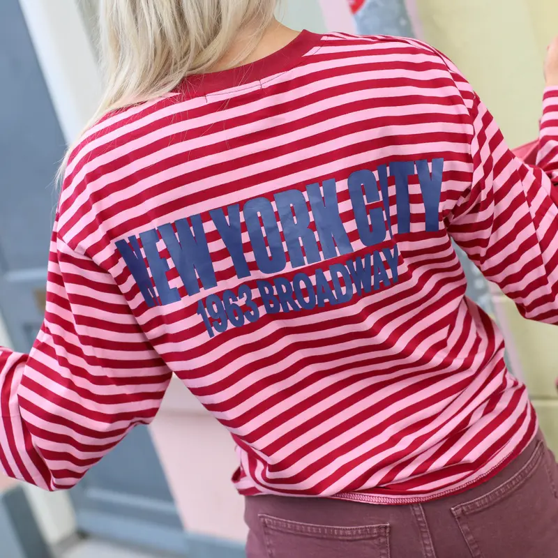 New York stripe tee
