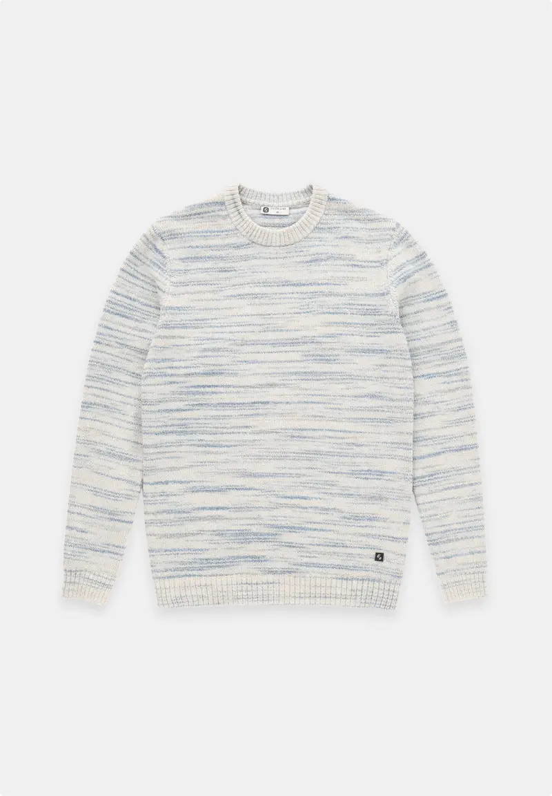 Niko – Melange Stripe Crewneck Knit