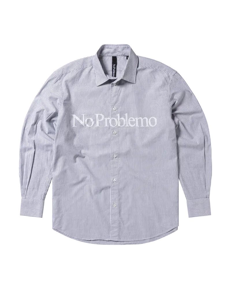 No Problemo Oxford Stripe LS Shirt