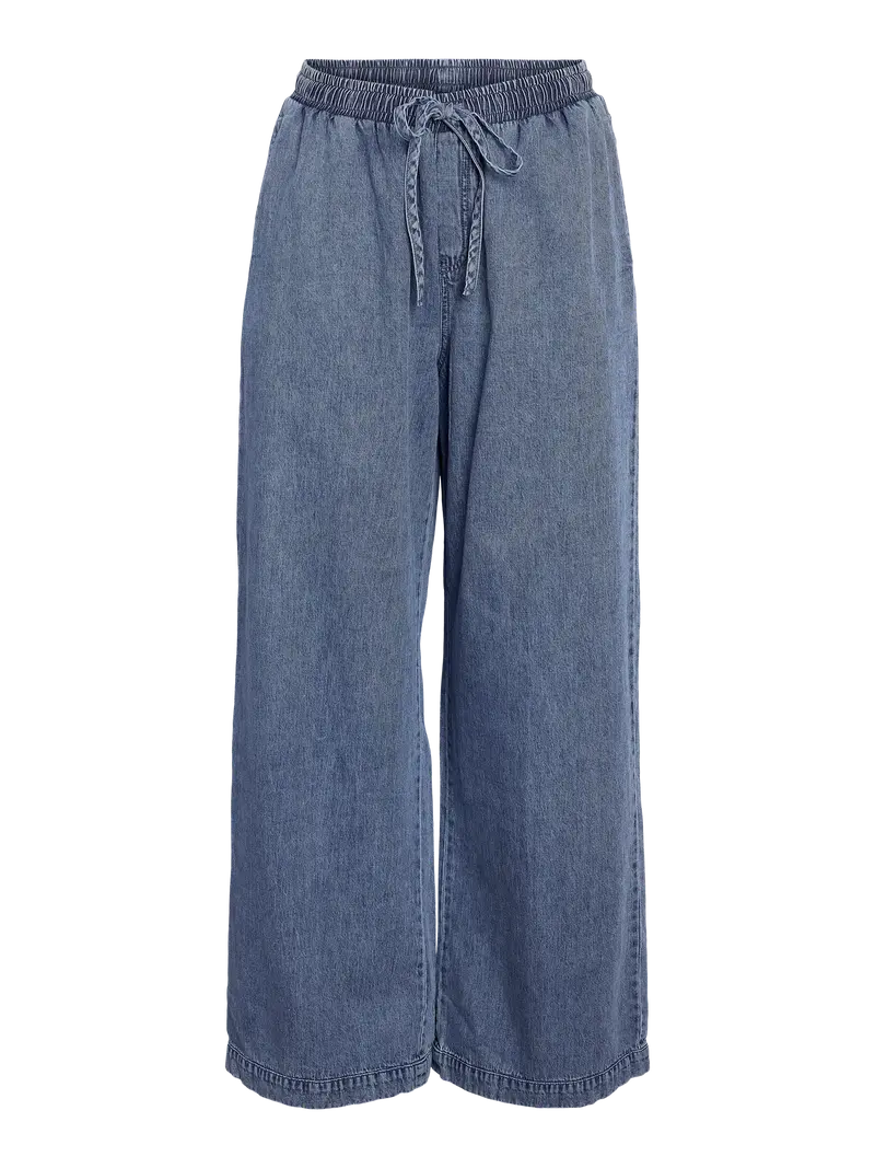 Noisy May Enza wide pants medium blue