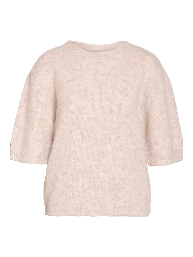 Noisy May Sutton neck knit birch