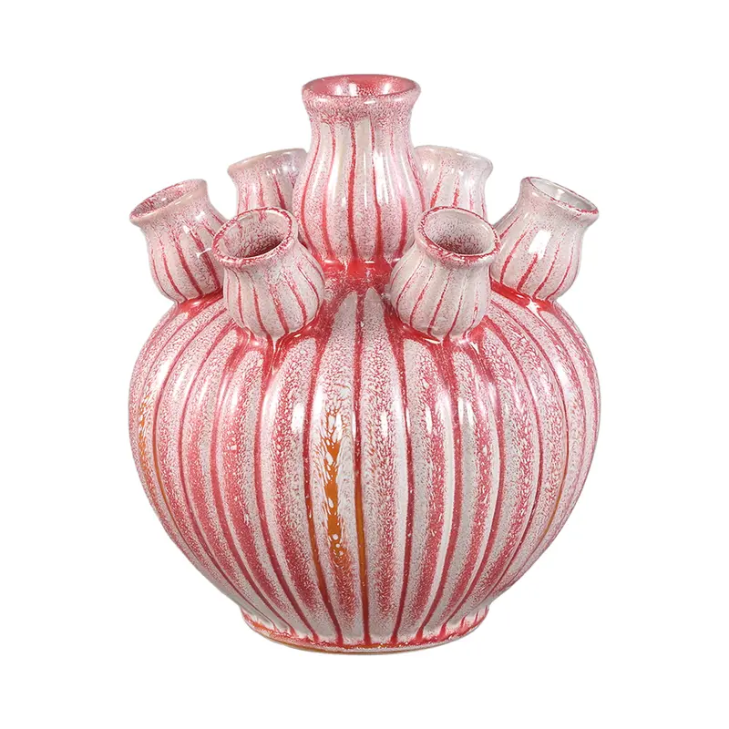 Nolou Roze Tulpenvaas keramiek Small PTMD