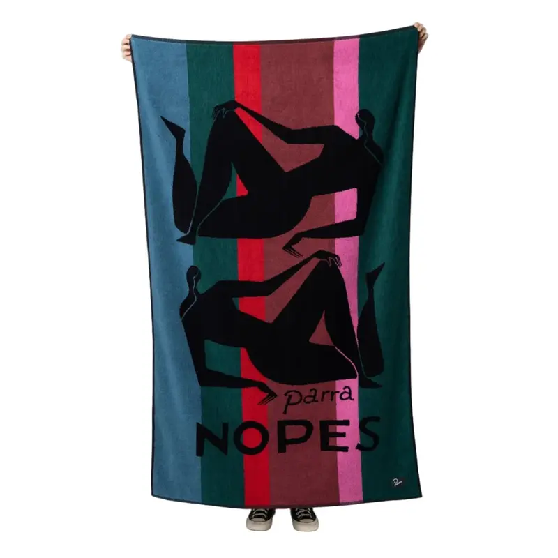 Nope und nopes beach towel
