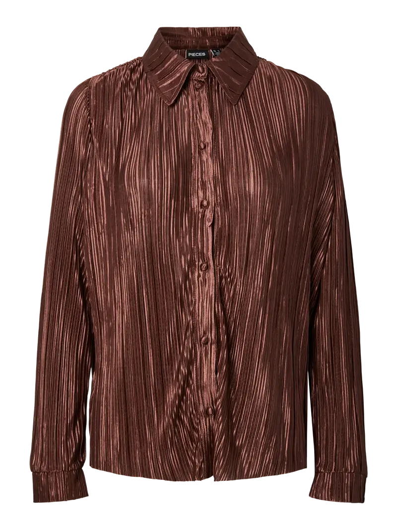 Nora blouse hot fudge