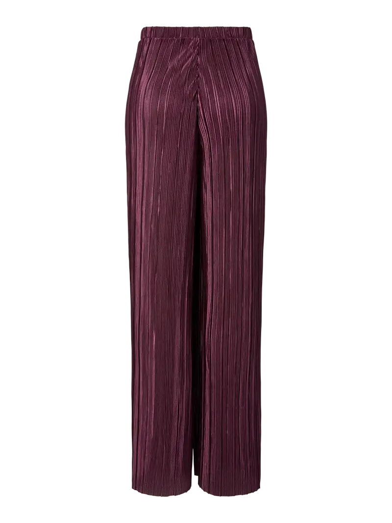Nora wide pants wine tasting red
