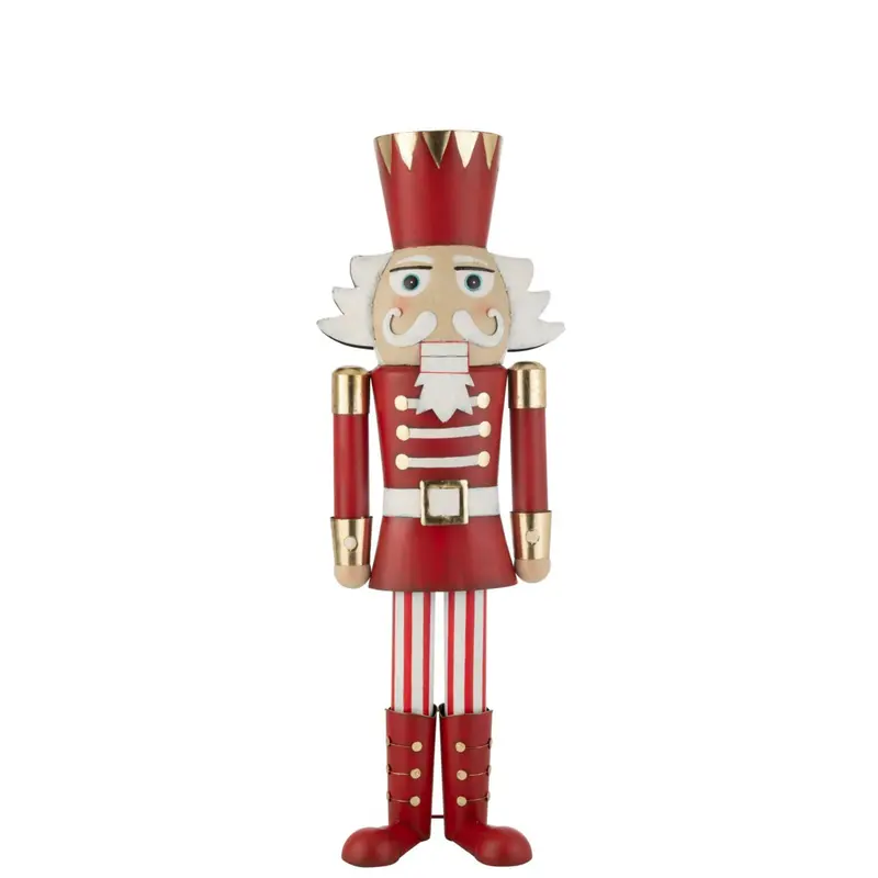 Notenkraker Metaal Rood/Goud Large H148,5cm J-Line