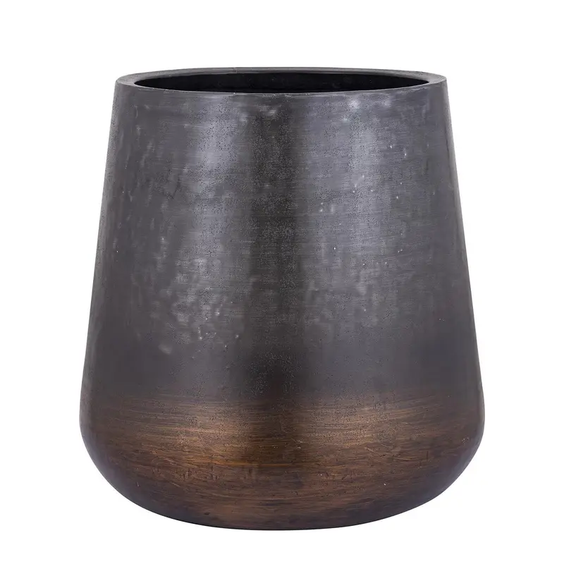 Nouska Black Aluminum Pot With Copper Bottom M PTMD