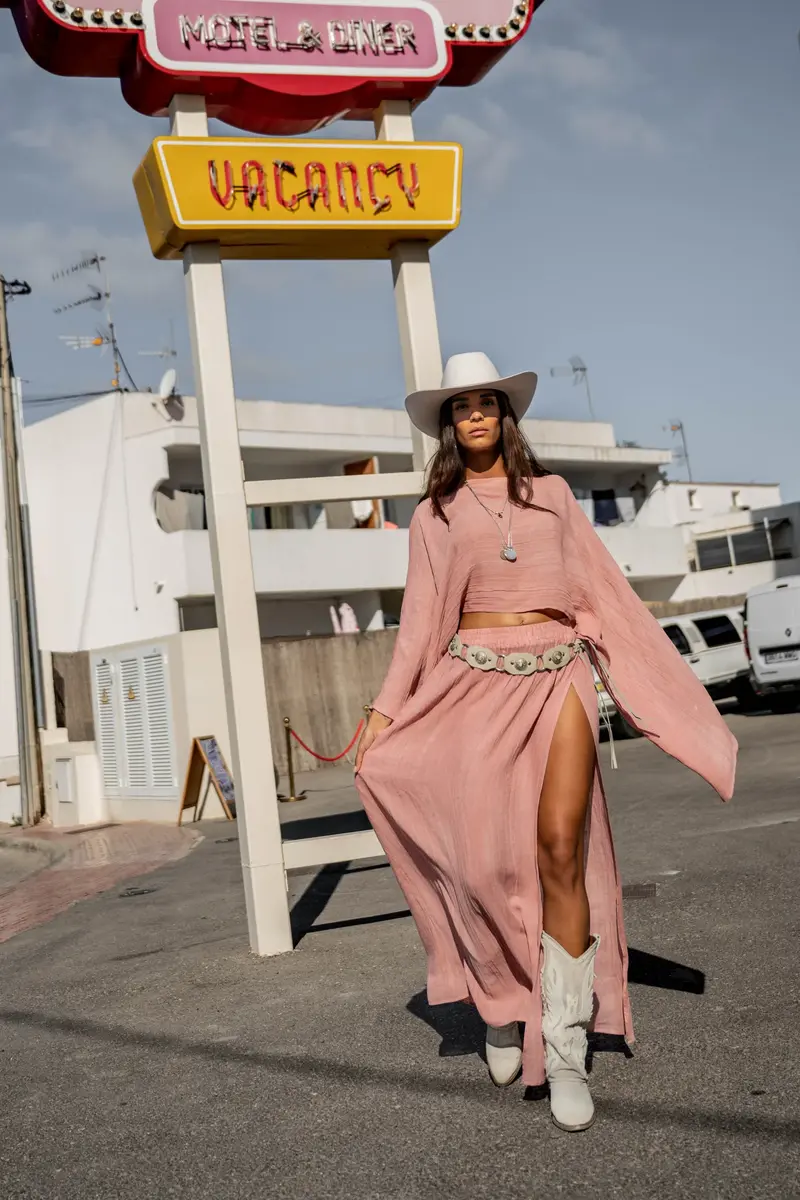 Nova Maxi Skirt MNO12622DP Dusty Pink