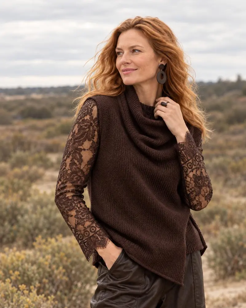 NÜ Denmark mouwloze pullover ELLA