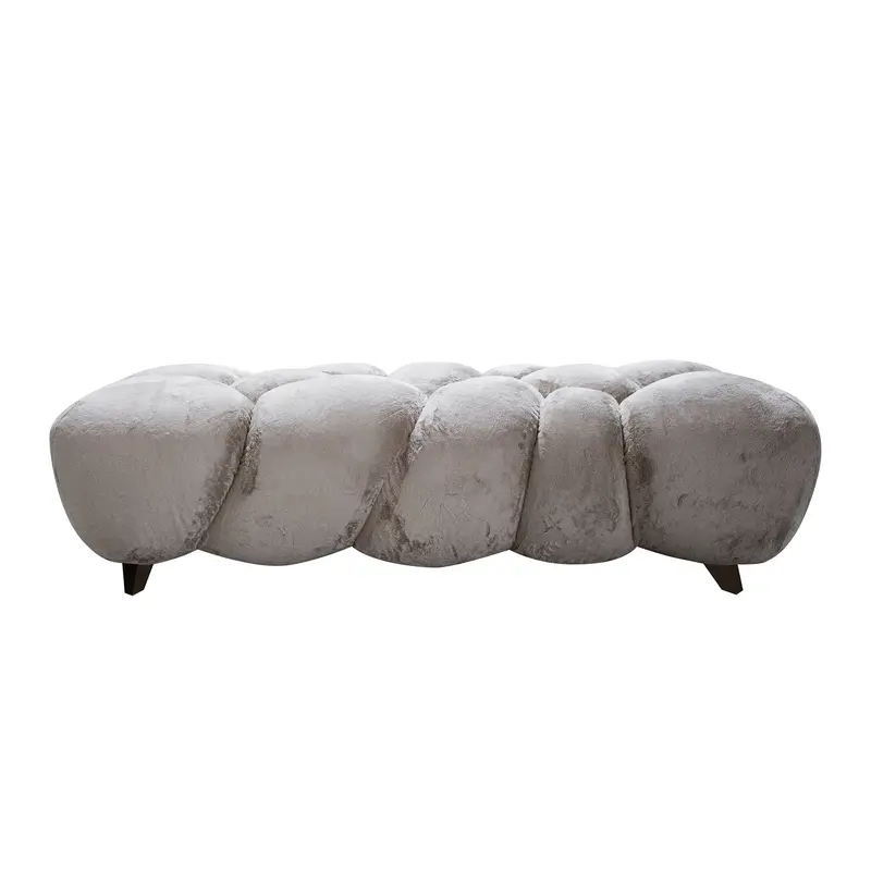 Nubibus Bench Beige 160.0 x 60.0 x 41.0 cm PTMD