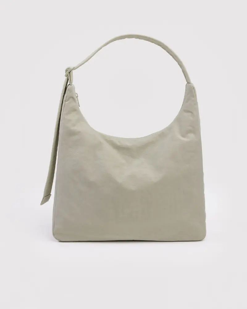 Nylon Shoulder Bag - Celadon