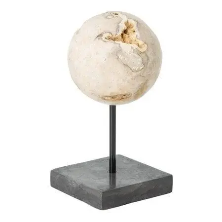 Object Ball Cheese Stone Marmer Creme Zwart MUST Living