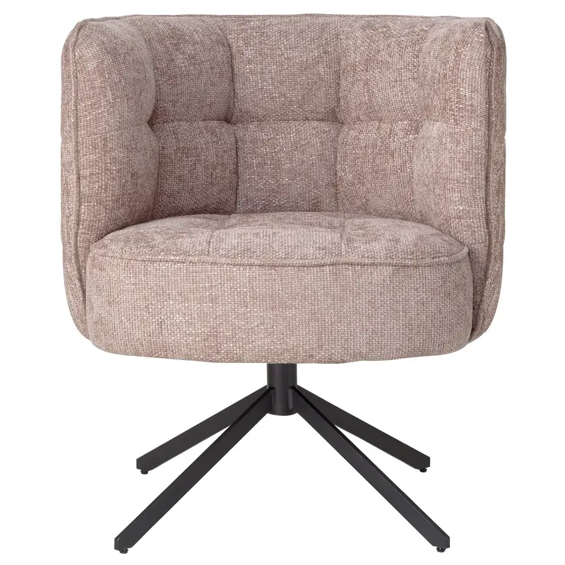 Odin Pink diningchair legacy 14 flamingo black leg PTMD