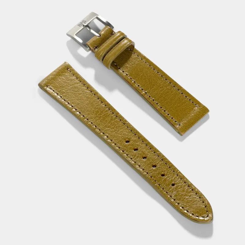 Olive Leder Uhrenarmband