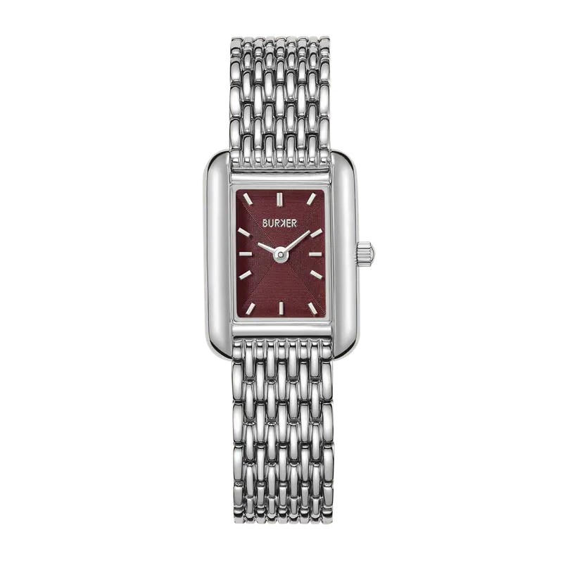 Olivia Petite Silver Burgundy
