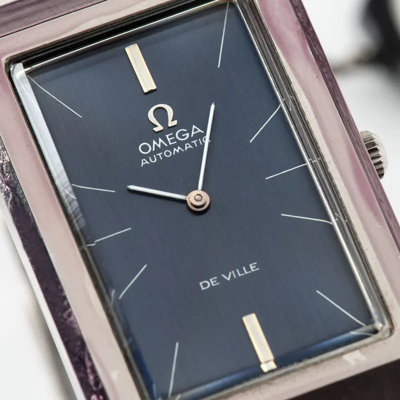 Omega De Ville Stahl Referenz 155.005 Box und Papiere