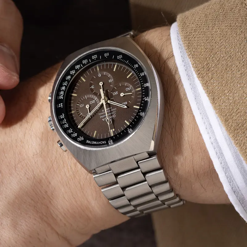 Omega Speedmaster MK2 145.014 mit tropischem Zifferblatt