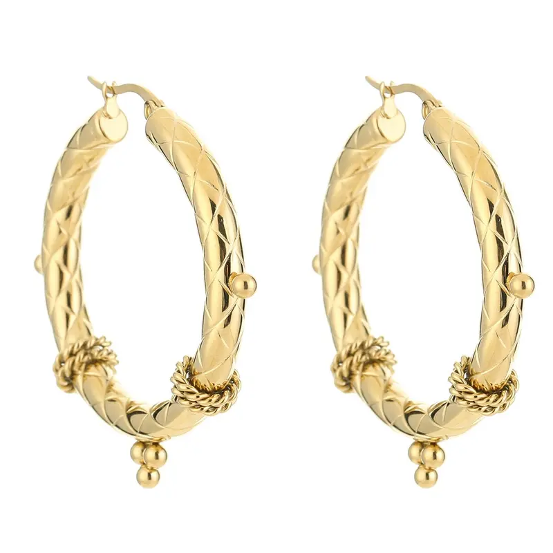 Oorbellen Bali Hoops goud
