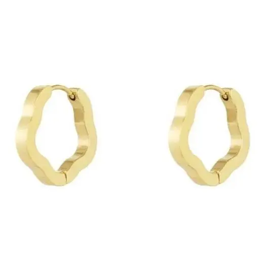 Oorbellen Basic Bloemvorm goud M