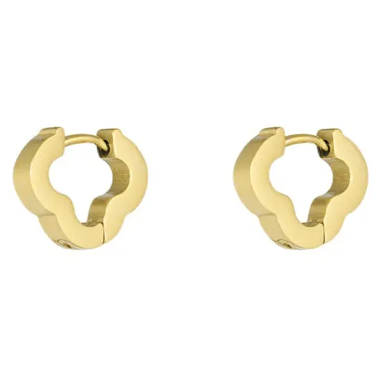 Oorbellen Basic Klaver goud S