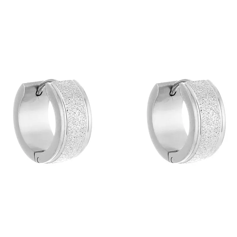 Oorbellen Basic rond zilver