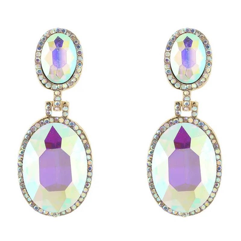 Oorbellen Crystal Party goud multi