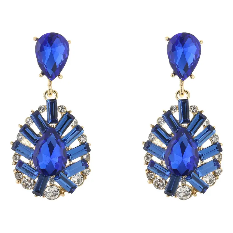 Oorbellen Crystal Party Rose cobalt