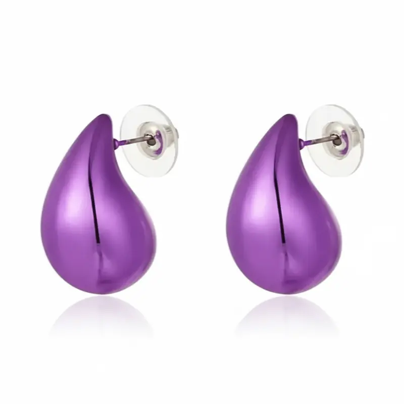 Oorbellen Druppel Summer paars