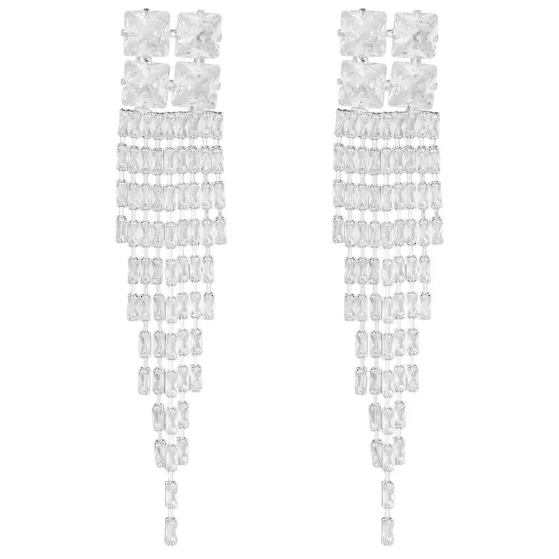 Oorbellen Sparkly Glam zilver