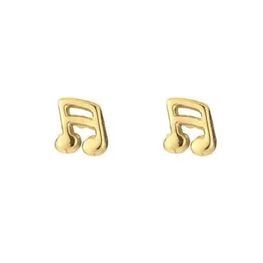 Oorstekers Music Key goud
