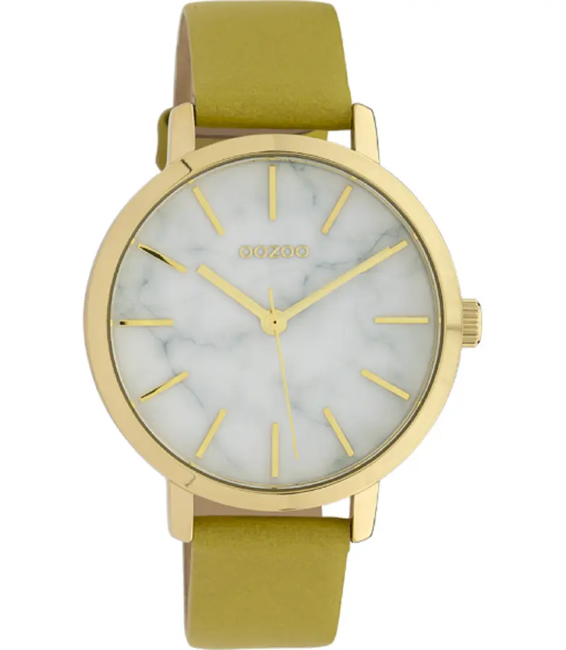 Oozoo Dames Horloge-C10113 mosterd (38mm)