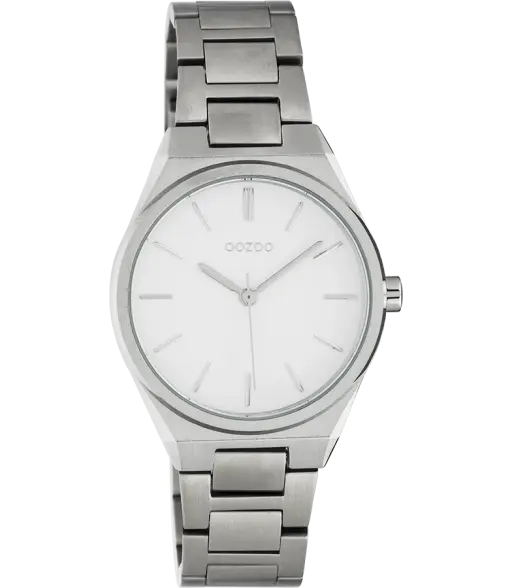 Oozoo Dames horloge-C10525 zilver (34mm)