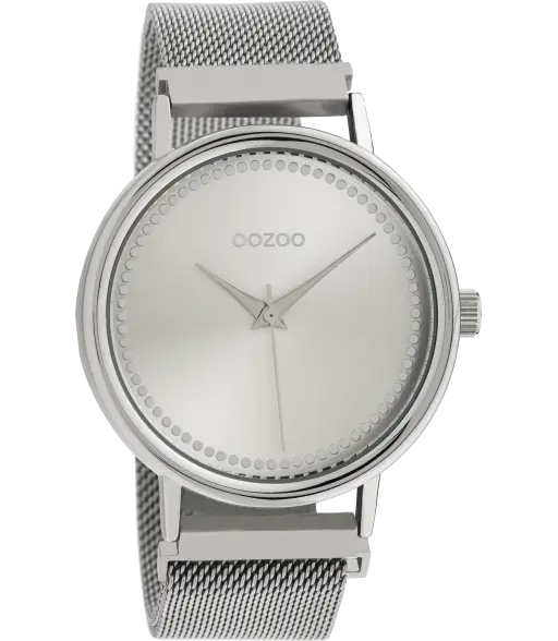 Oozoo Dames Horloge-C10680 Zilver (40mm)