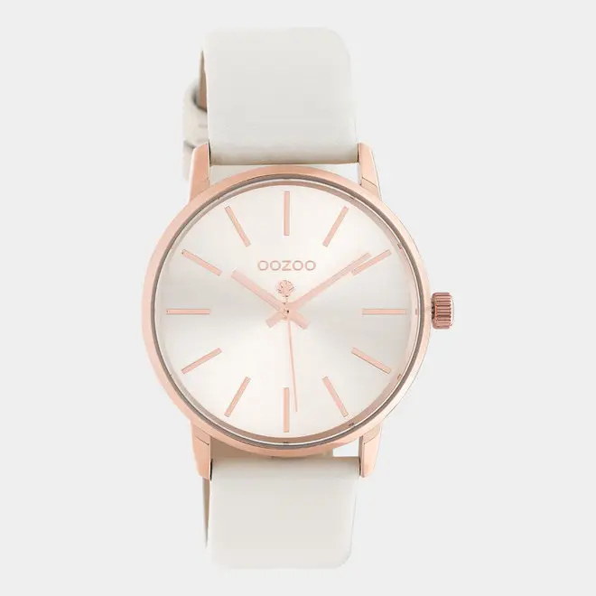 Oozoo Dames horloge-C10720 Wit (36mm)