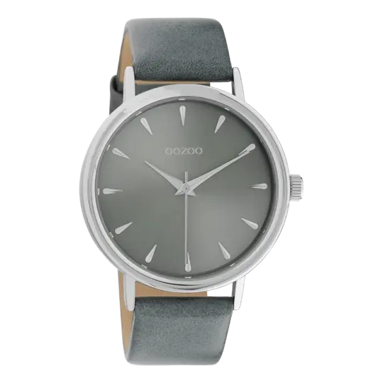 Oozoo Dames horloge-C10828 Aqua Grijs (42mm)