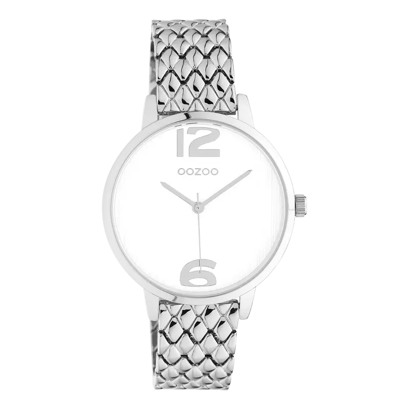 Oozoo Dames horloge-C10920 zilver (28mm)