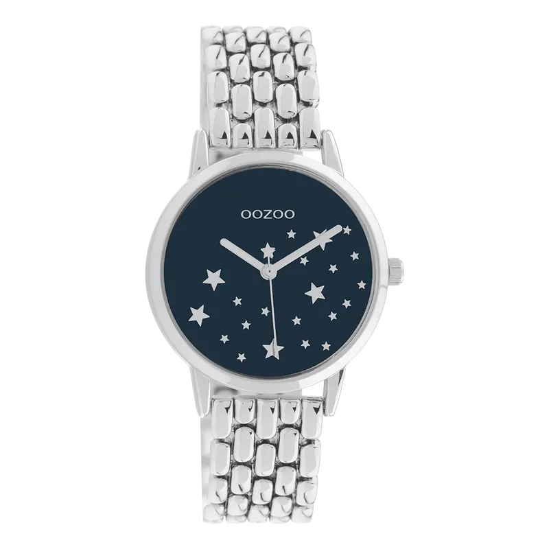 Oozoo dames Horloge-C11026 silver (34mm)
