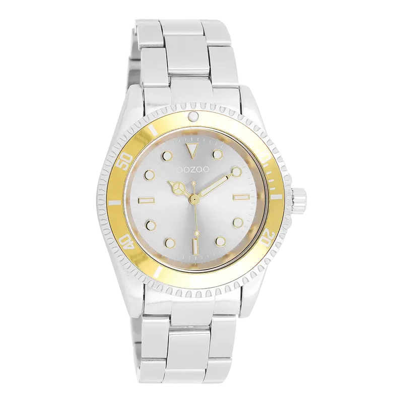Oozoo dames Horloge-C11145 zilver (36mm)