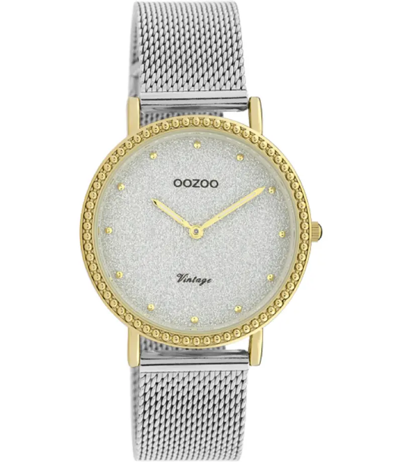 Oozoo Dames horloge-C20053 zilver (34mm)