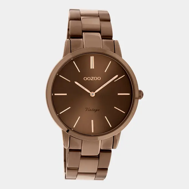 Oozoo Dames horloge-C20106 bruin (38mm)