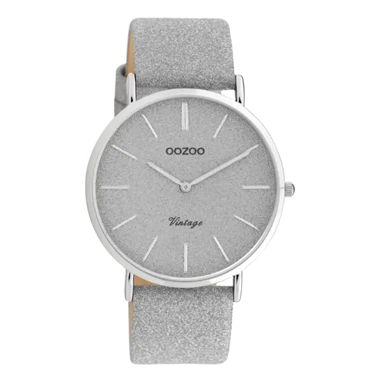 Oozoo Dames horloge-C20160 Zilver (40mm)