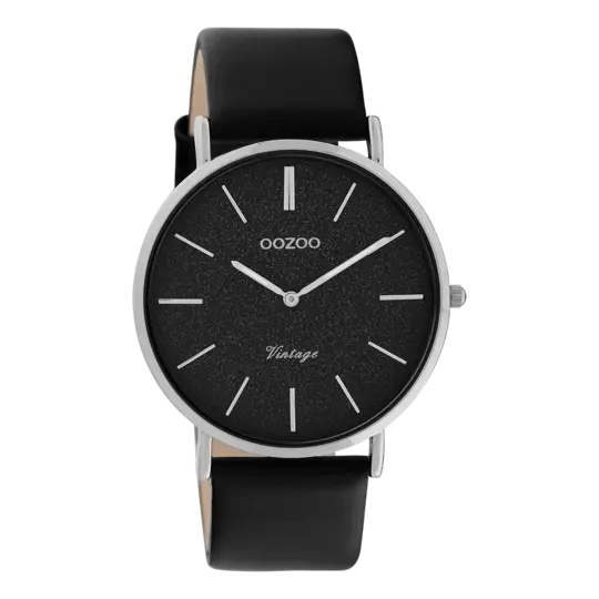 Oozoo Dames horloge-C20168 Zwart (40mm)