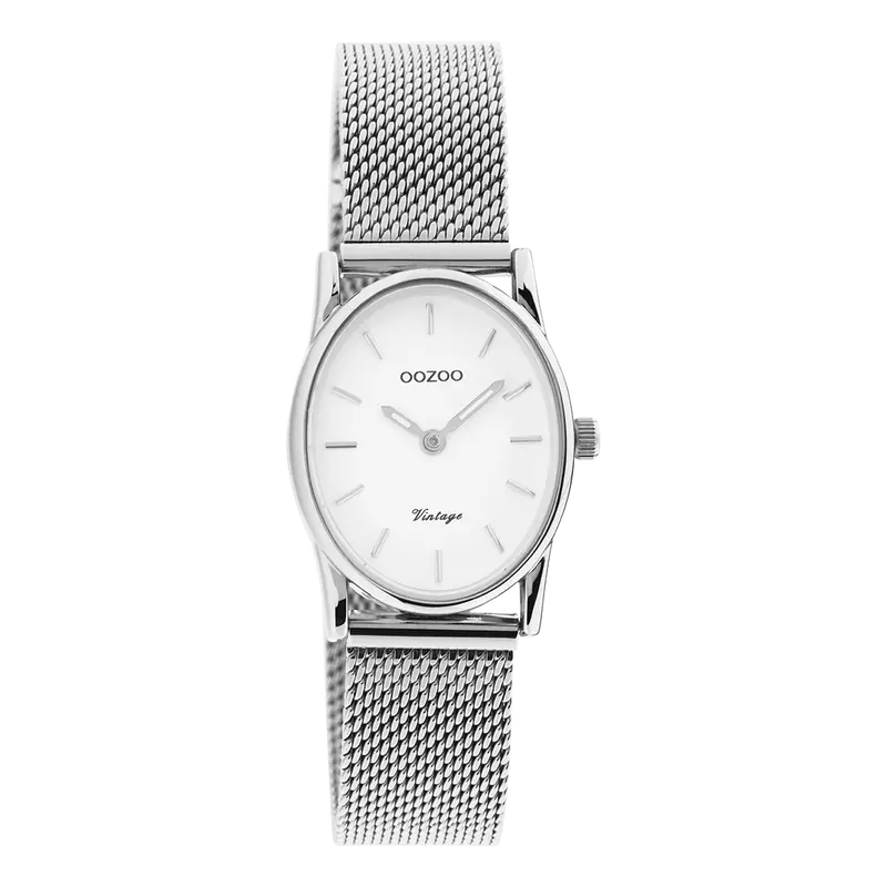 Oozoo dames Horloge-C20256 silver (28mm)
