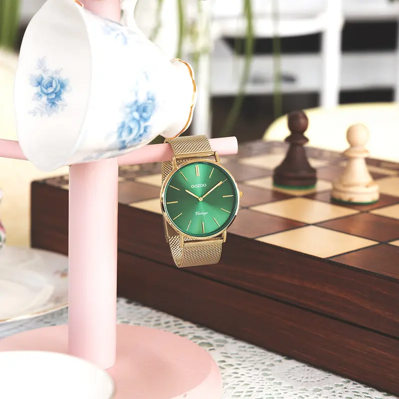 Oozoo dames Horloge-C20290 goud (40mm)