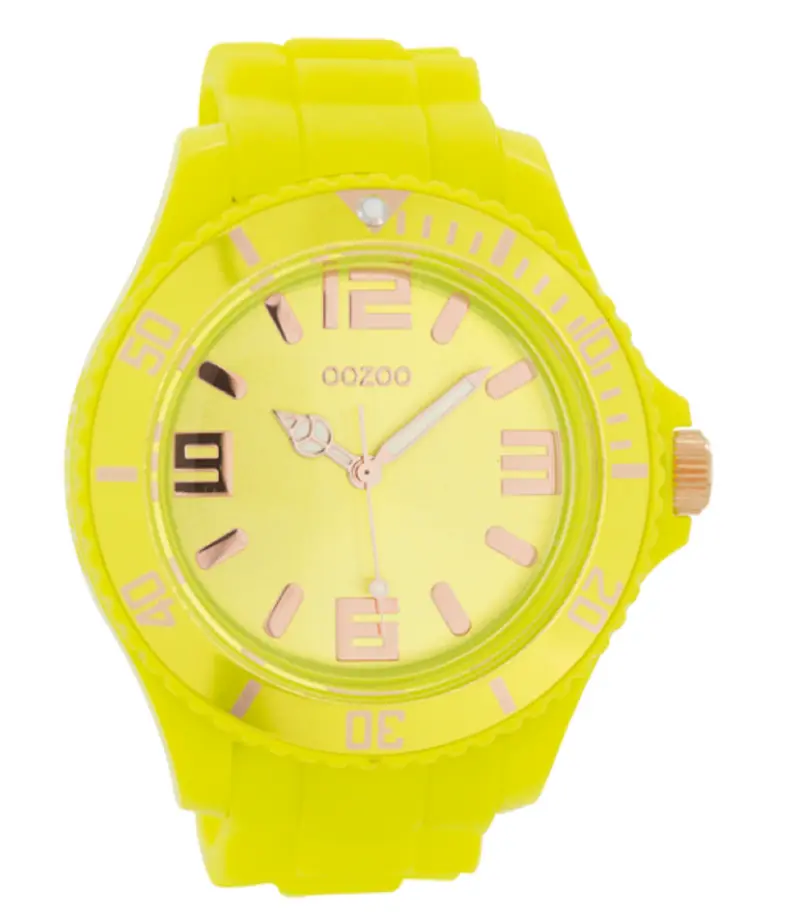 Oozoo Dames Horloge-C5033 Geel (48mm)