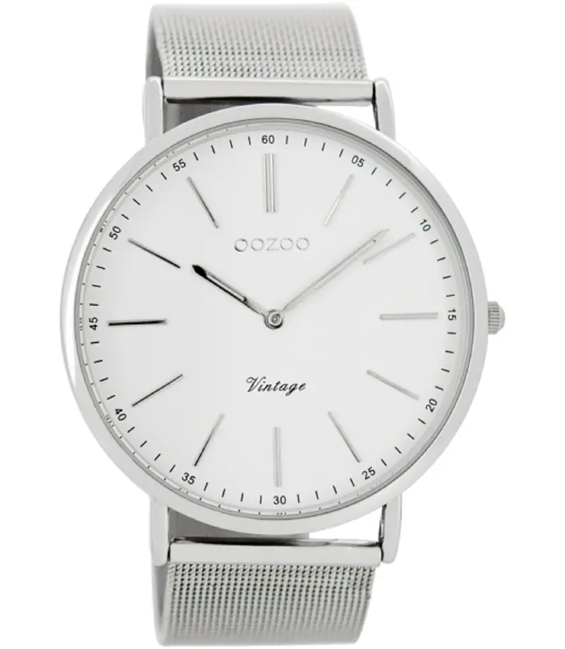 Oozoo Dames horloge-C7380 zilver (44mm)