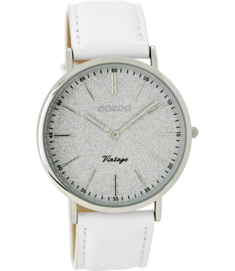 Oozoo Dames horloge-C8190 wit (40mm)